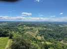 Pogled iz stolpa proti vzhodu